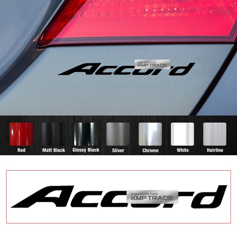 Logo Decals Graphics Sticker Vinyl Car Custom 2p For Honda 08 16 Accord Graphics Decals Decals Stickers Zeppy Io